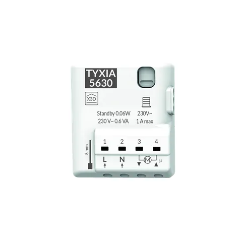 Tyxia 5630 — récepteur radio 230 V pour moteur de volet roulant